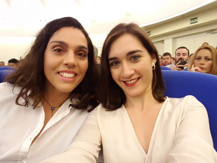 Equipo de Hello Translator - Marián Amigueti y Lourdes Yagüe